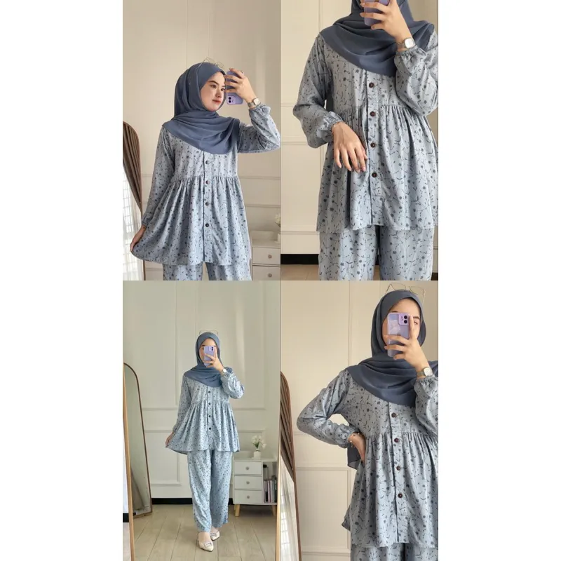 ADIBA - NEW ONE SET PIYAMA RAYON VISCOSE ( PART 2 ) PIYAMA MOTIF