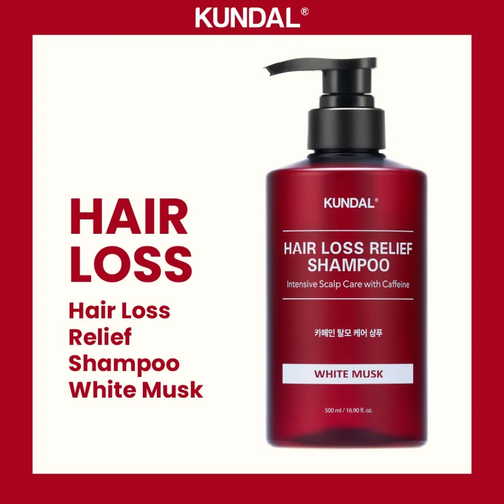 KUNDAL Scalp Care and Caffeine Shampoo White Musk 500ml