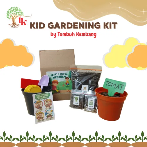 Mainan Edukasi Menanam Sayur Montessori Sensorik Motorik Planting Gardening Kit Anak DIY Hampers