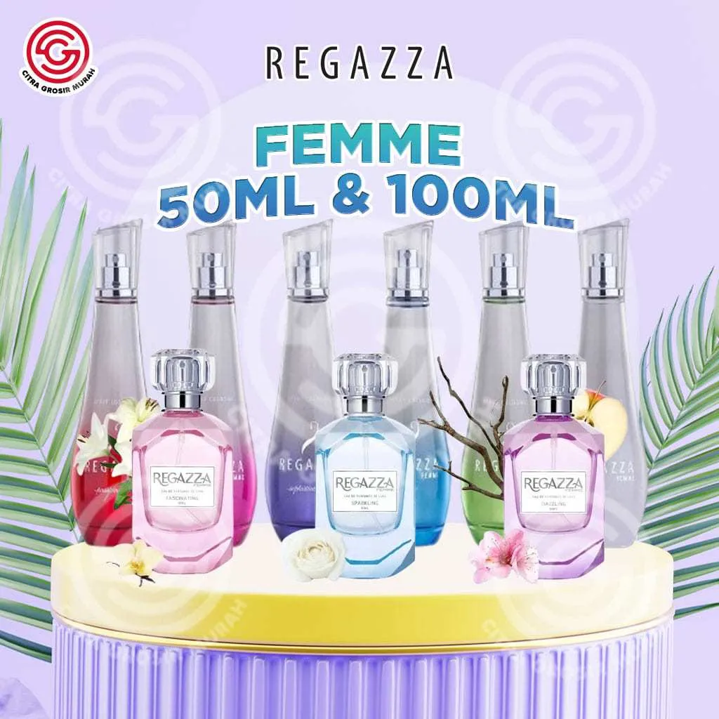 REGAZZA Parfum 50ml & 100ml || Eau De Parfume De Luxe || Eau de Toilette || Parfum Varian Lengkap