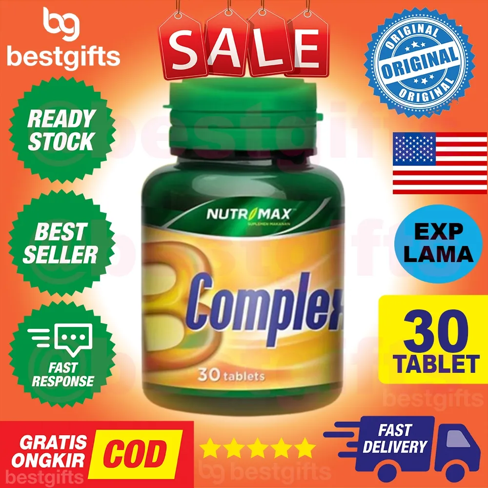 NUTRIMAX B COMPLEX SUPLEMEN MEMENUHI KEBUTUHAN VITAMIN B 30 TABLET