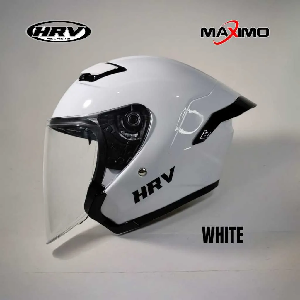 Helm HRV Maximo Half Face Solid Spoiler SNI