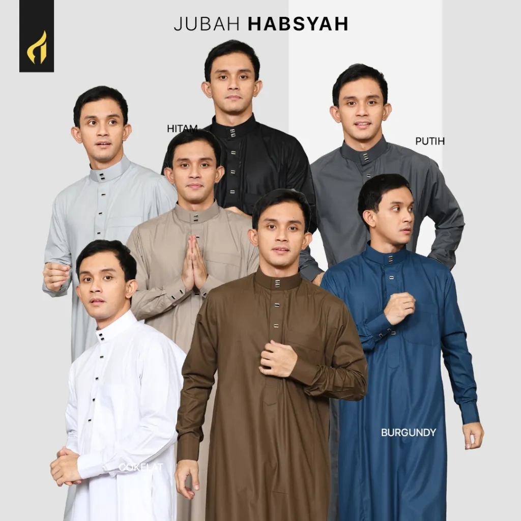 Al waleed moslem Jubah Pria Exclusive Lengan Panjang