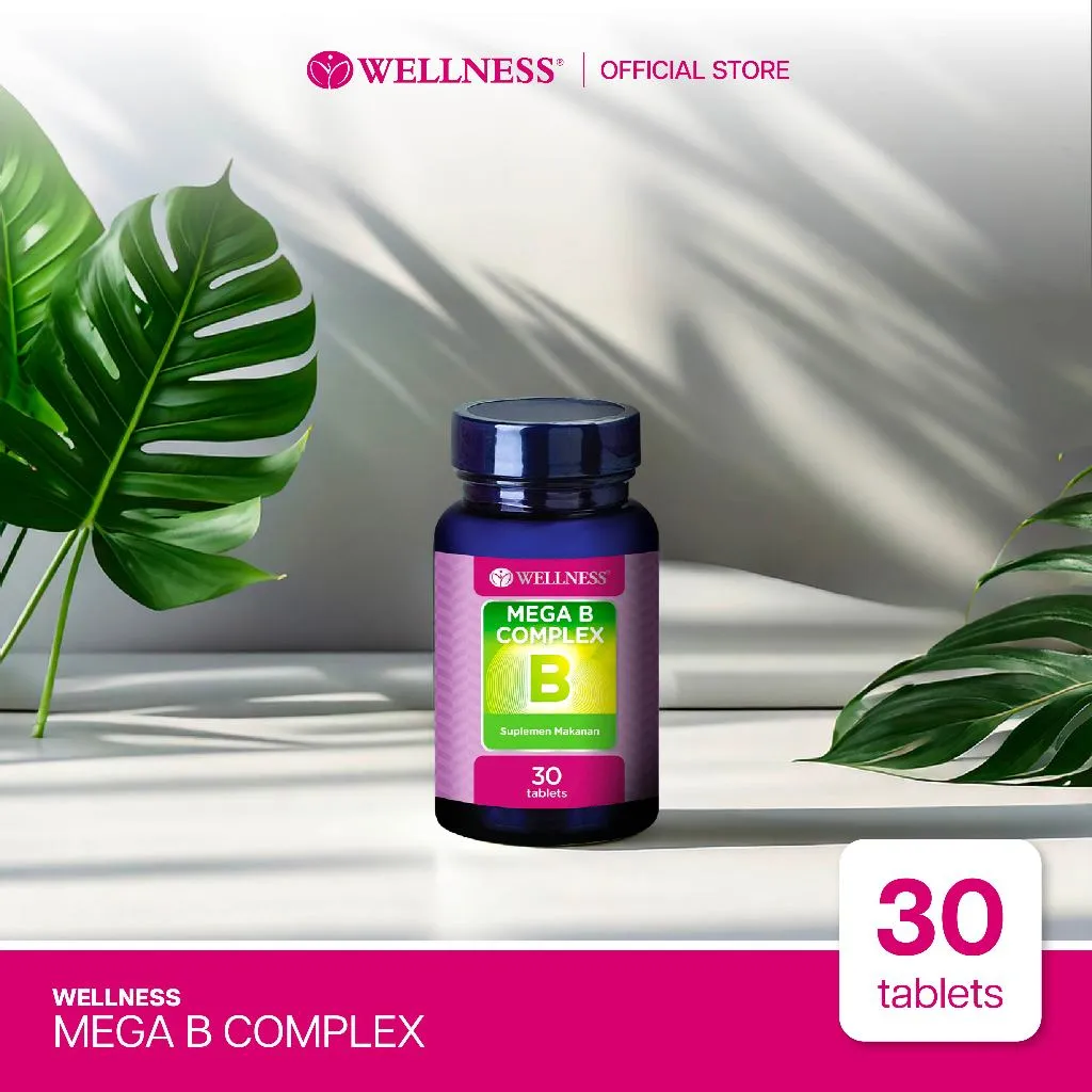Wellness Mega B Complex - 30 Tablets