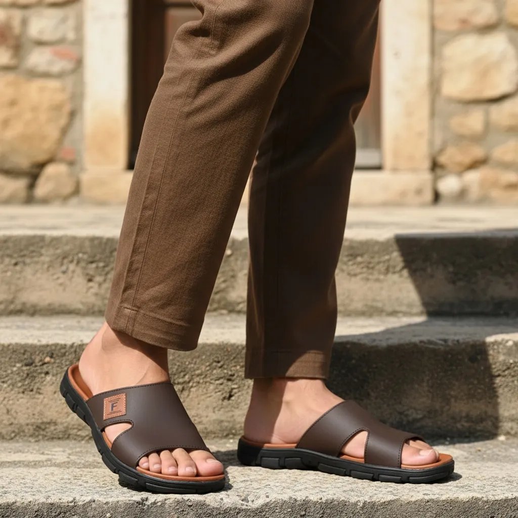 Fladeo L23/MDS555-2KK/Sandal Slide Pria [ Slipper Sandals ]
