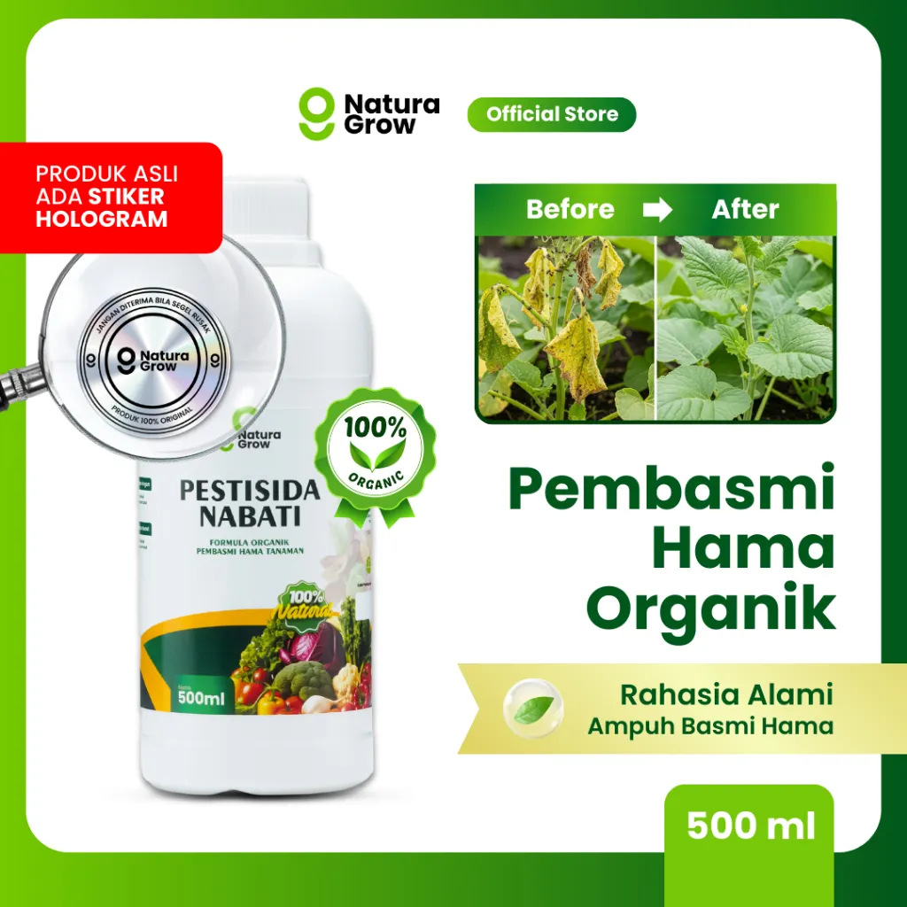Naturagrow - Pestisida Nabati Formula Organik Pembasmi Hama Tanaman 500ml