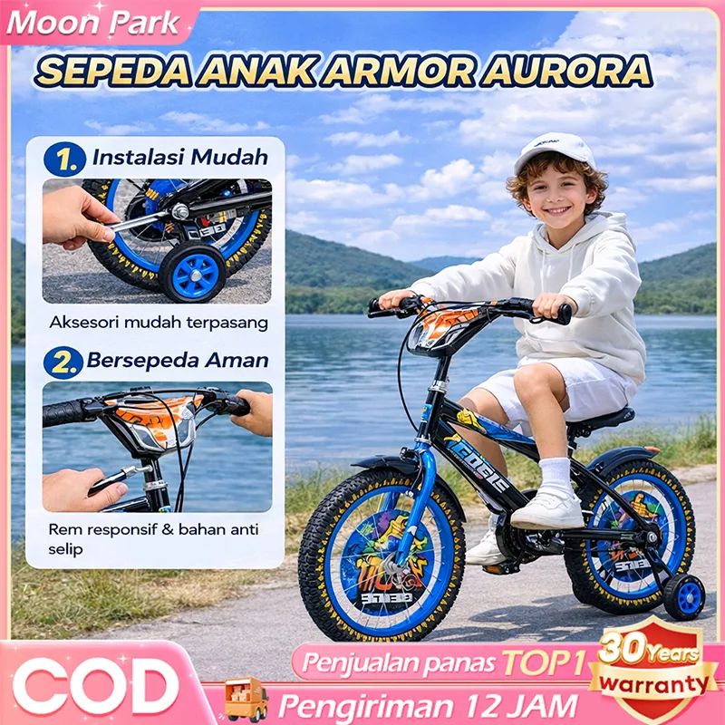 Sepeda Anak Laki Laki BMX BAN GEDE 3.0 ADA MUSIK - UKURAN 12 / 16"/18" INCH - ORIGINAL