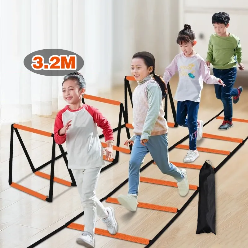 8 Knots 3,2 Meter Agility Ladder Dapat Dilipat Agility Speed Ladder Untuk Latihan Kecepatan Sepakbola