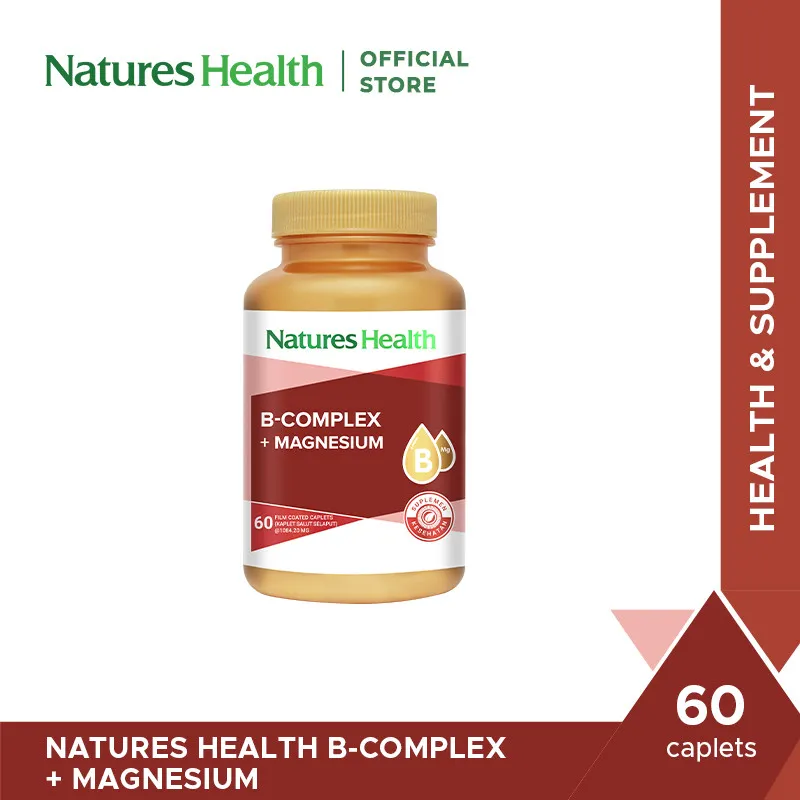 Natures Health B-Complex + Magnesium - 60 Kaplet