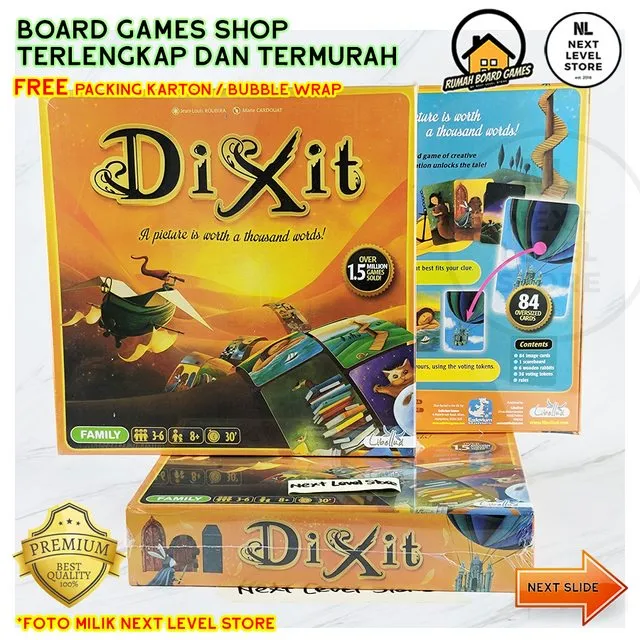 Dixit Board Game Basic Card Games Boardgame Base Permainan Kartu Keluarga Family Party