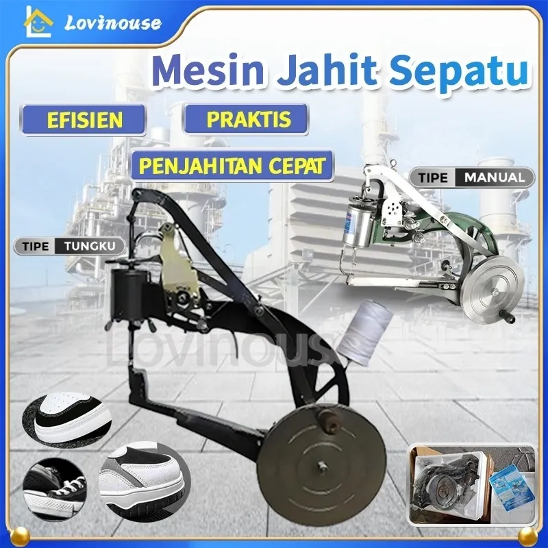 Mesin Jahit Sepatu Reparasi Manual 360° Jahit Sepatu Dan Sandal Jahit Sol Sepatu Jahit Pinggiran Sepatu