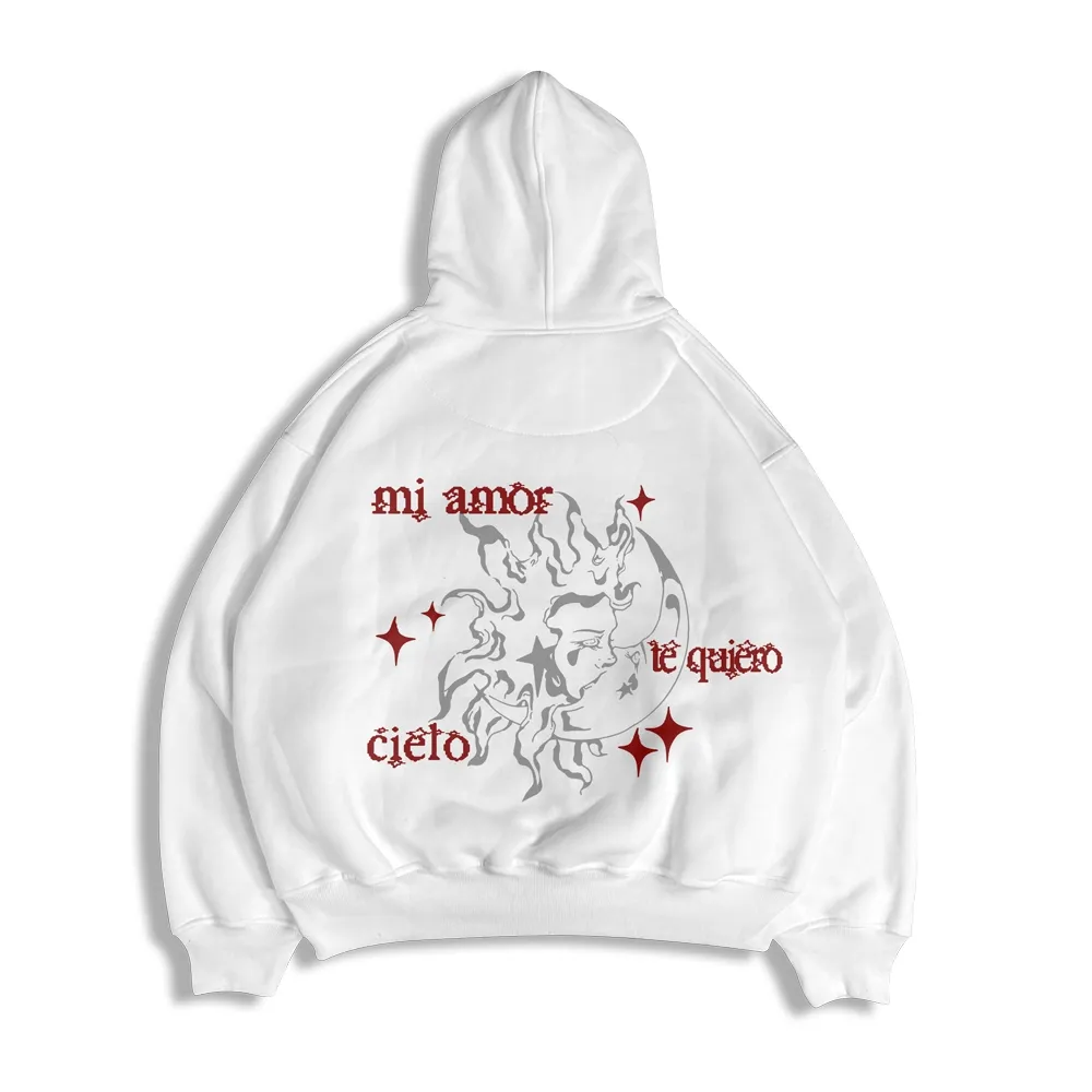 Gloomiesunday Hoodie MI AMOR Boxy Hoodie Oversize