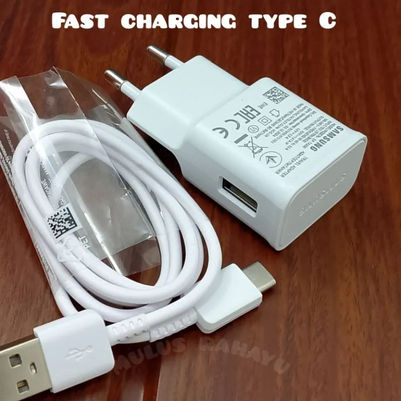 Charger Samsung Type C Original A03s A04s A11 A12 A13 A14 A20 A21 A30 A31 A32 A50 M20 M30 bawaan hp