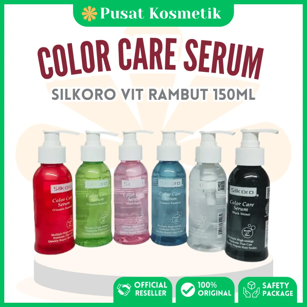 SILKORO Color Care Serum Vitamin Rambut 150ml | Hair Care BPOM ORIGINAL Terlaris (no refund)