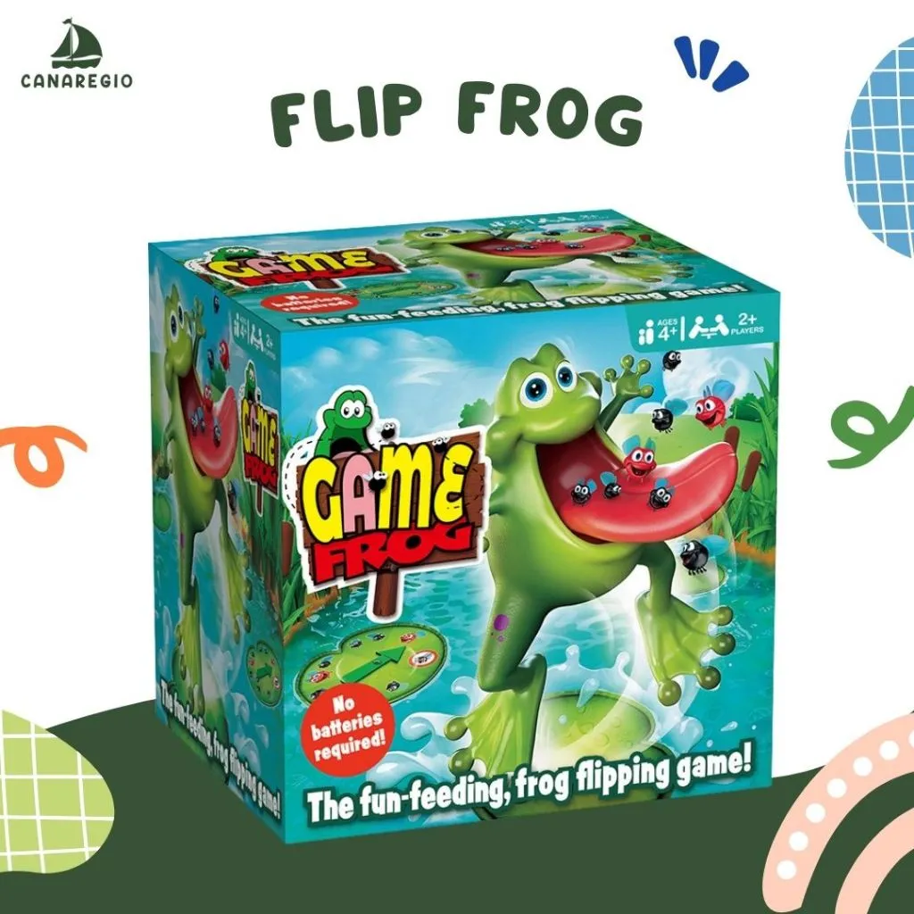 Flip Frog | Permainan Katak Makan Serangga | Mainan Interaktif Anak | Game Seru Keluarga Edukatif