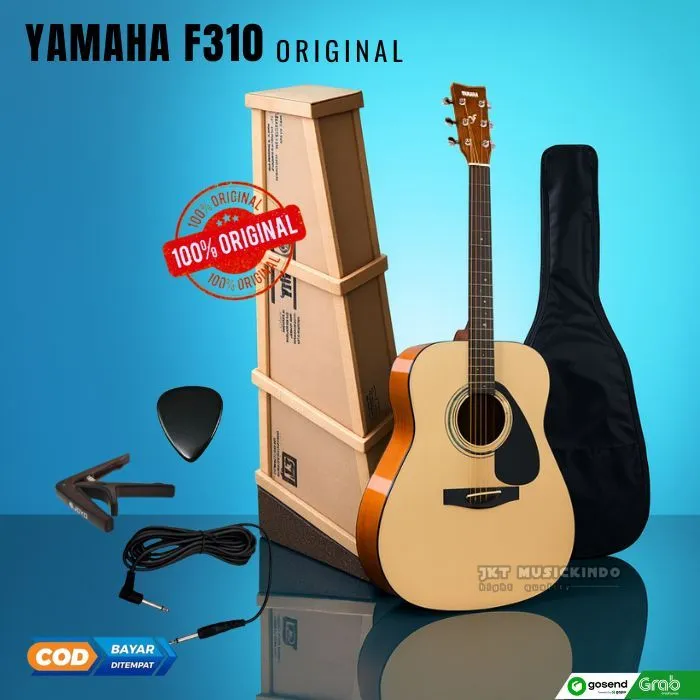 Gitar Akustik Elektrik YAMAHA f310 ORIGINAL GUITAR AKUSTIK ELEKTRIK JUMBO