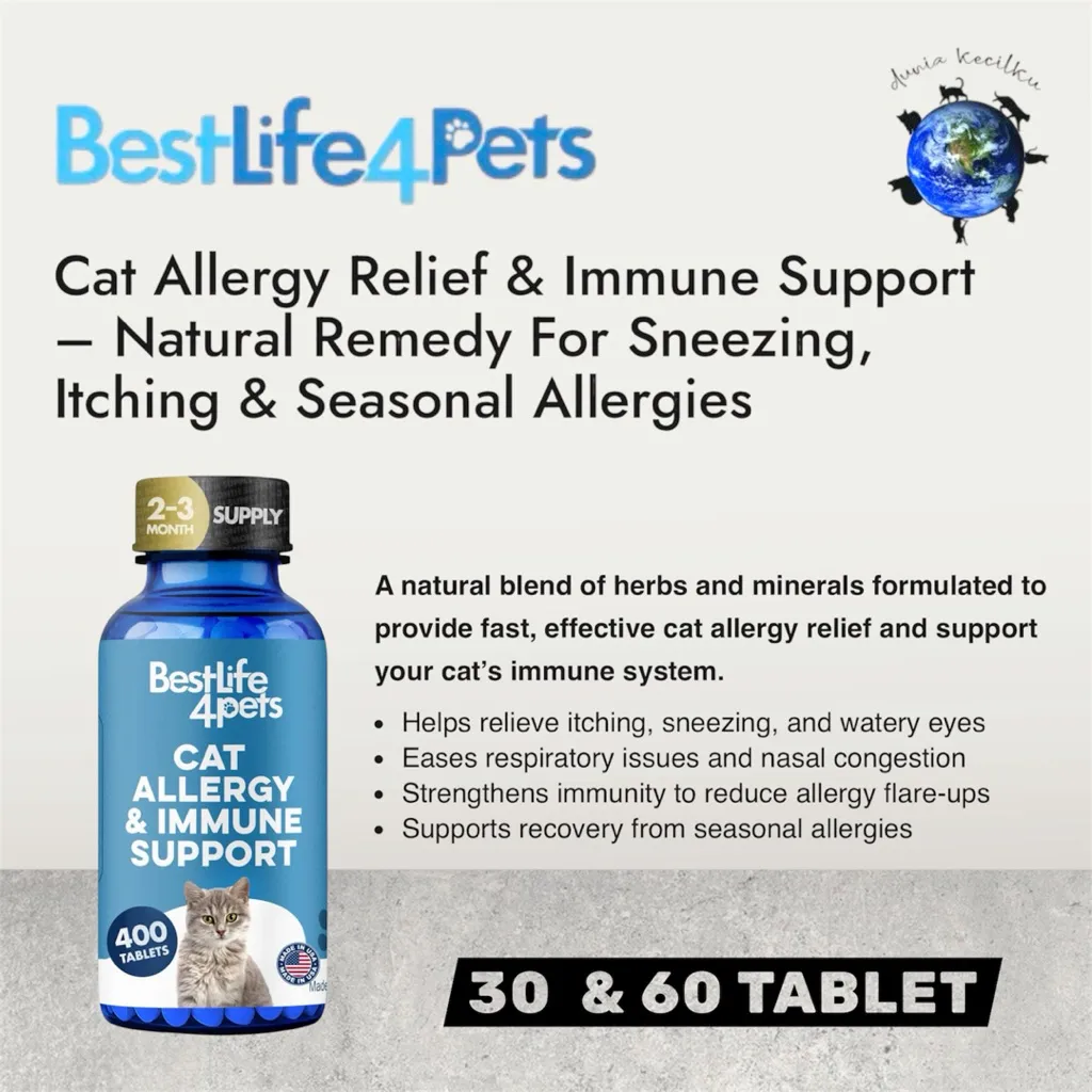 Bestlife For Pets Immunity Boost Best Life Tablet Imun Booster Untuk Kucing Isi 30 Pills & 60 pills