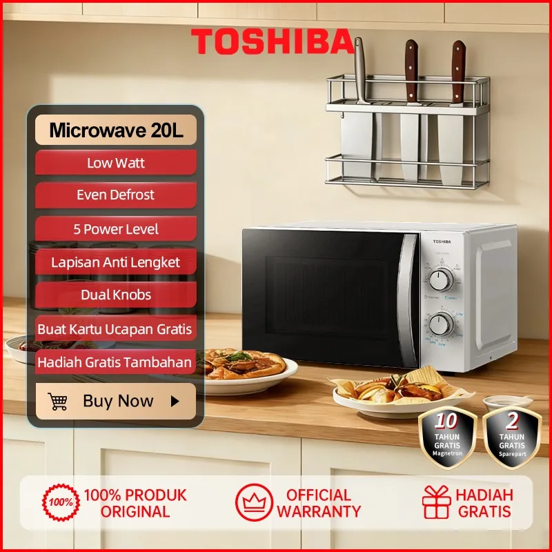 Toshiba 20L Microwave Low Watt - MWP-MM20C(WH)-F