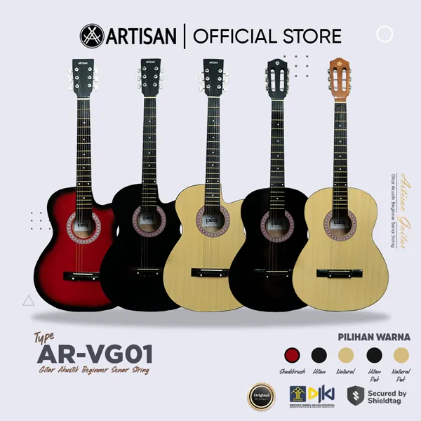 ARTISAN Gitar Akustik Beginner AR - VG01 Senar String Guitar