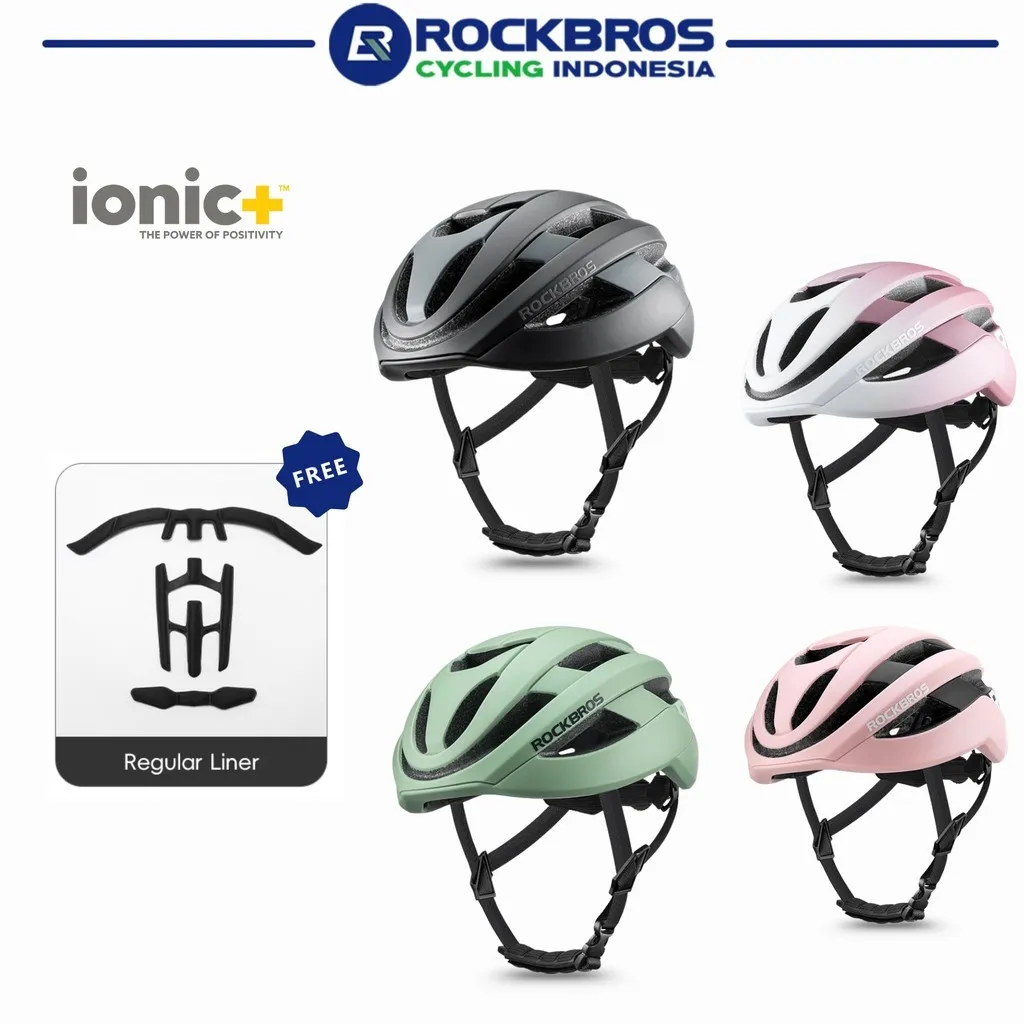 Rci Rockbros LK-12 Matte Helm Sepeda Ionic Cycling Helmet MTB RoadBike Aero Ultralight Outdoor Sport