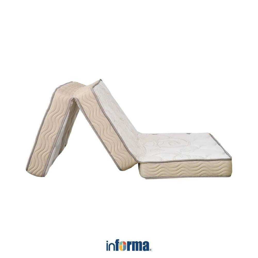 Informa Sleep 90X195X14 cm Tribeca Kasur Lipat Portable - Krem Folding Bed Matras Lipet Kasur Gulung Alas Tidur Pelengkap Kamar Tidur