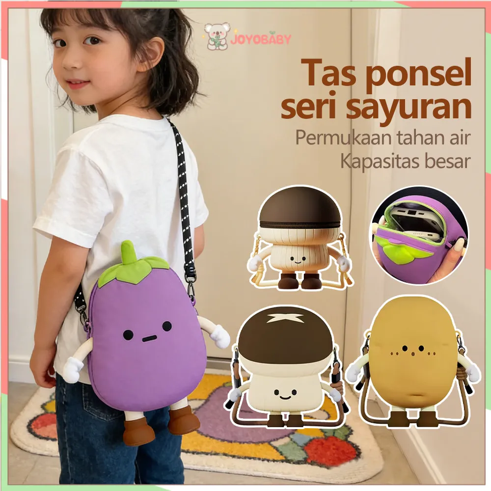 Joyobaby Dompet Vegetable Series Storage Bag Gantungan Kunci Coin Purses Silicone Dompet Silikon Bag Fashion