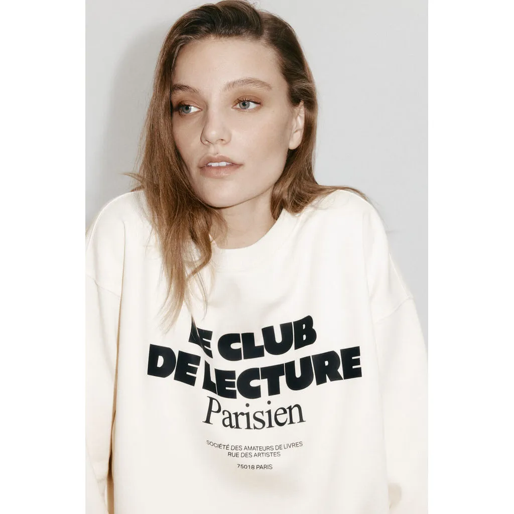 H&M Wanita Sweatshirt Bermotif Tekst 1267555