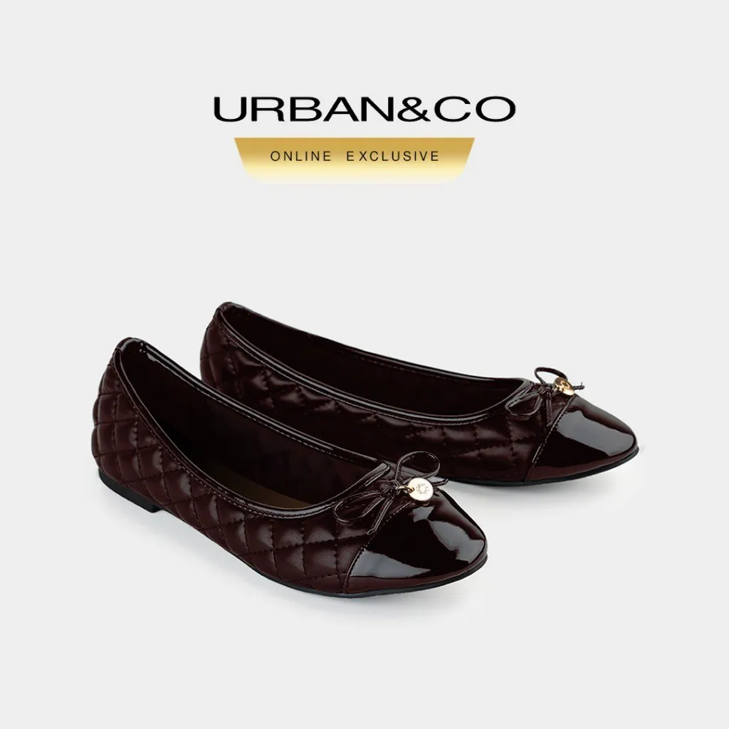 URBAN&CO Zayna Essentials Flatshoes Sepatu Kerja Slip On Wanita Kekinian