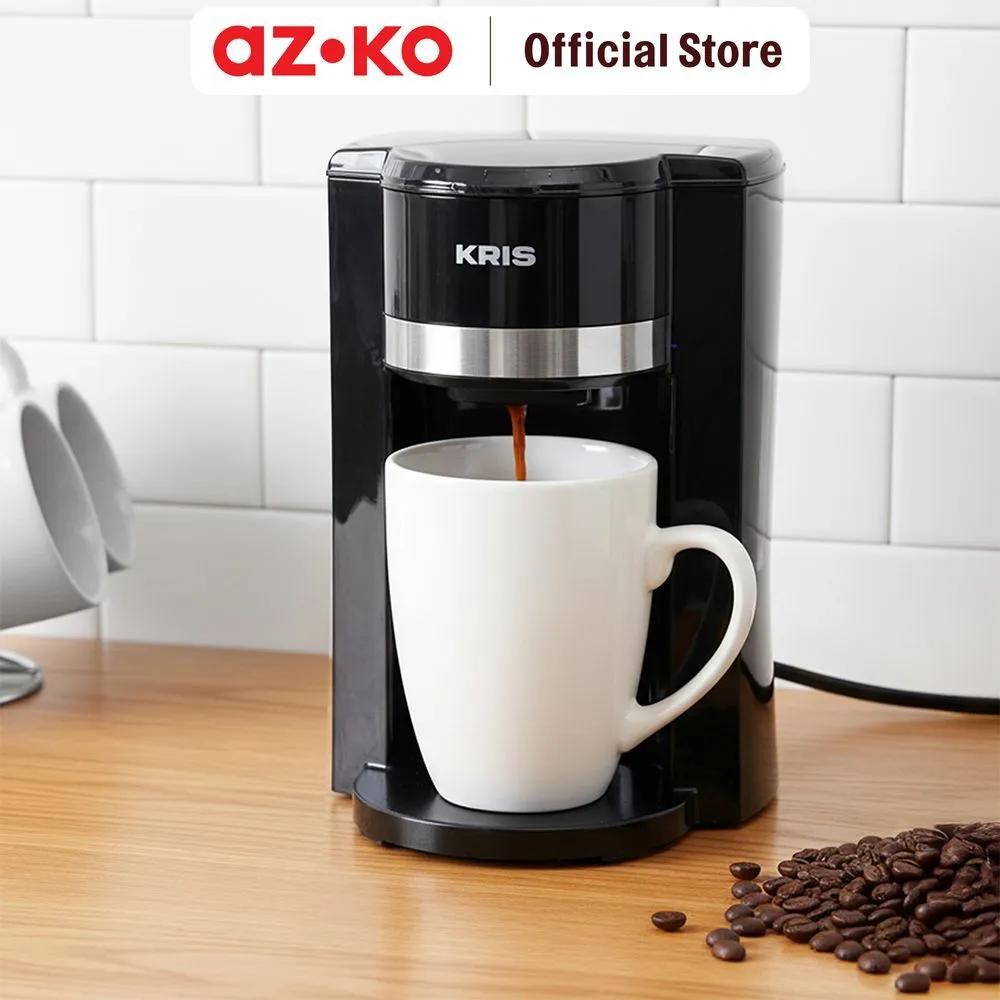 AZKO Kris 125 ml Coffee Maker 350 watt Mesin Pembuat Kopi Peralatan Minum Espresso Machine