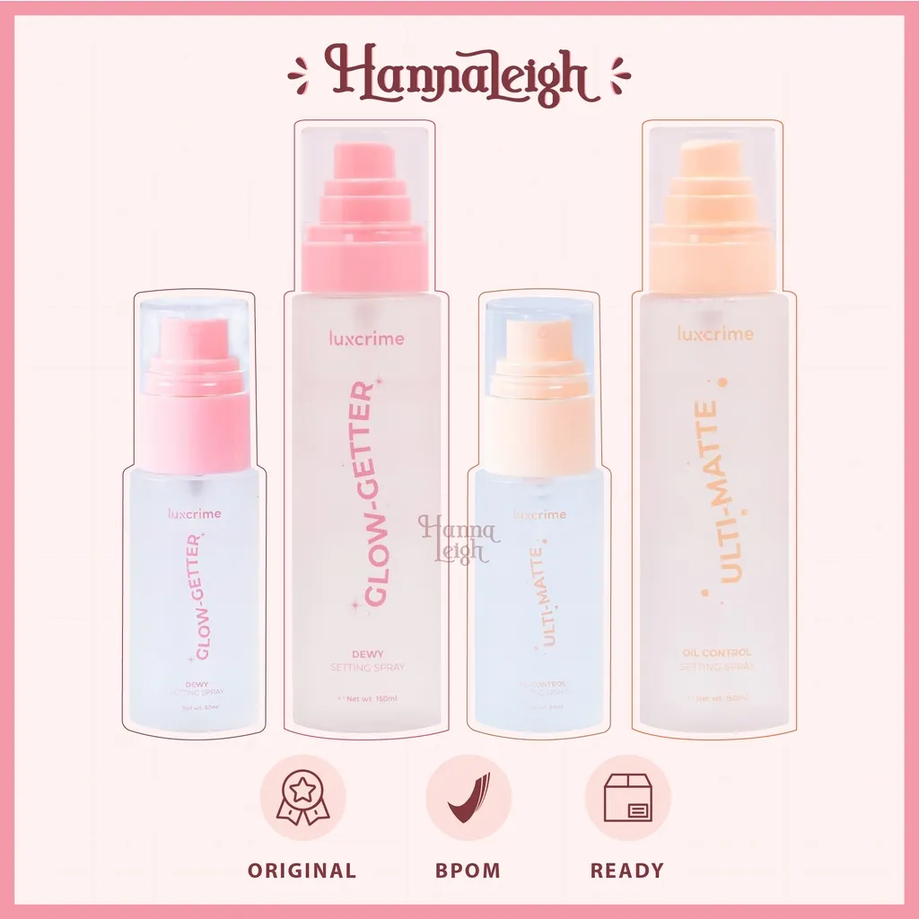 LUXCRIME - Glow -  Getter Dewy | Ulti - Mate Oily Control Setting Spray