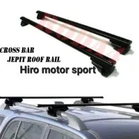 cross bar jepit roof rail kaki roof rack Hiro Motor Sport