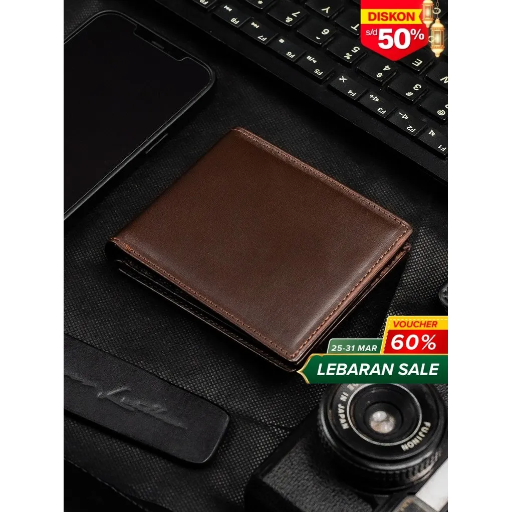 Kenes Leather Dompet Pria Kulit Asli FELIX - Free Gravir Nama