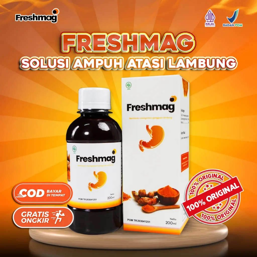 Freshmag - Madu Atasi Asam Lambung Gerd Infeksi Lambung Mual Muntah Lancarkan Pencernaan 200 ml