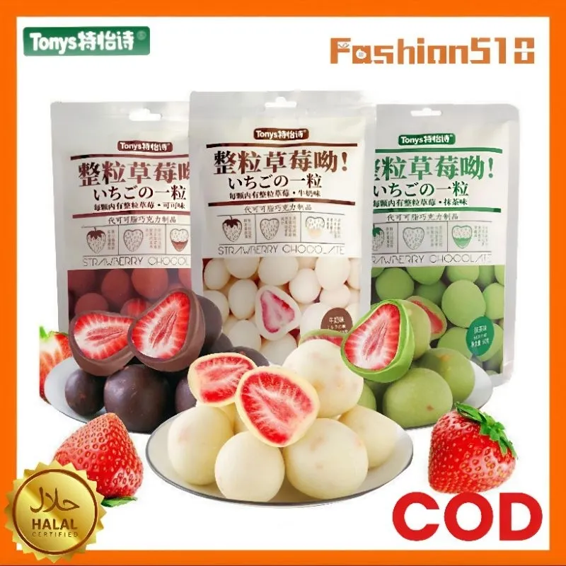 (HALAL)COD BPOM Tonys Coklat Stroberi/Tonys Strawberry Chocolate