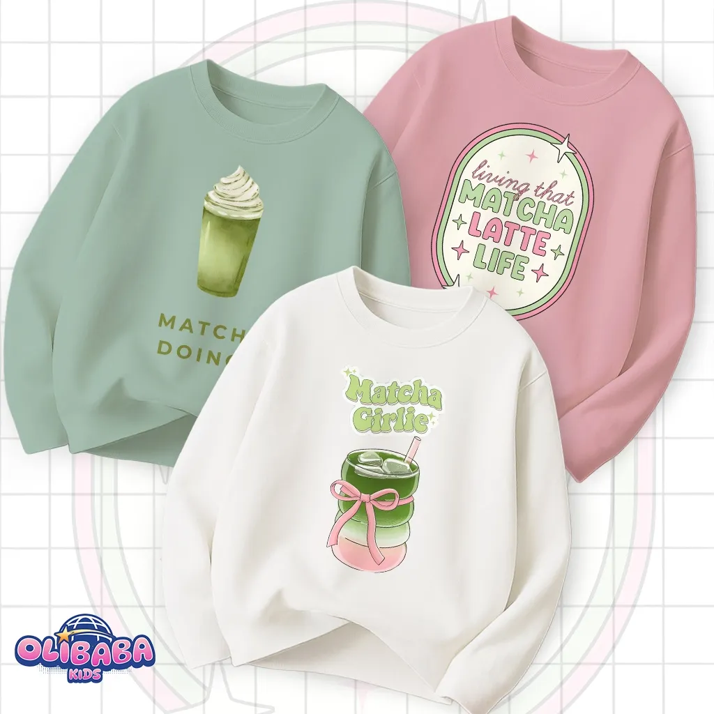 Olibaba - Kaos Anak Lengan Panjang Premium 1-12 Tahun 100% Katun 24s Baju Anak Laki Perempuan - C19