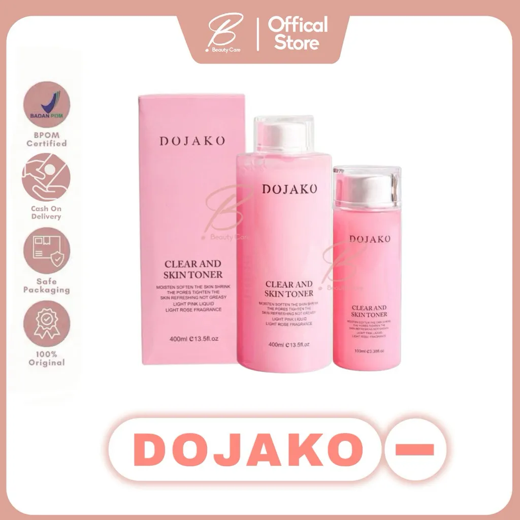 [READY SIAP KIRIM] TONER DOJAKO MENGECILKAN PORI PORI IMPORT BPOM ORIGINAL 100%