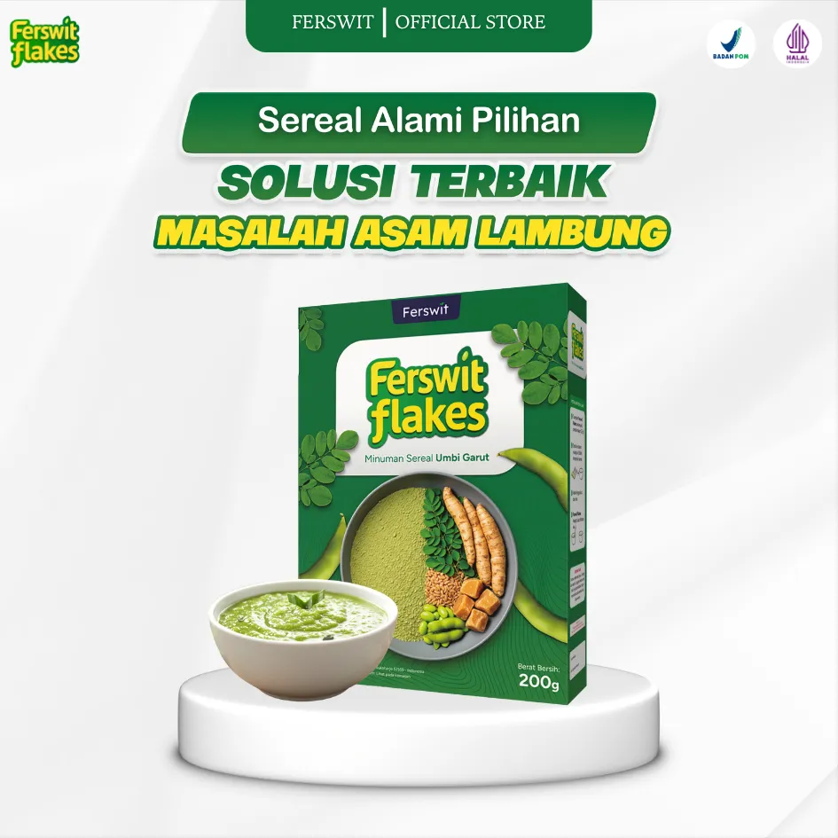 Ferswit Flakes - Untuk Asam Lambung, Gerd & Masalah Pencernaan Asli 100%
