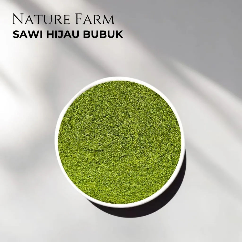 Nature Farm Premium Bubuk Sawi Hijau / Mustard Greens Powder 250gr 500gr 1kg