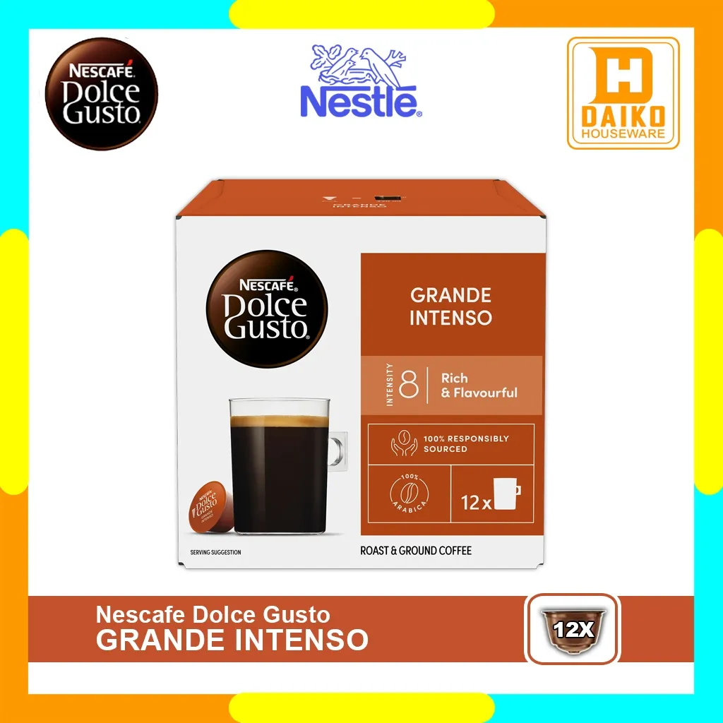 Capsule Nescafe Dolce Gusto Grande Intenso Box - Kopi Kapsul Arabica Coffee
