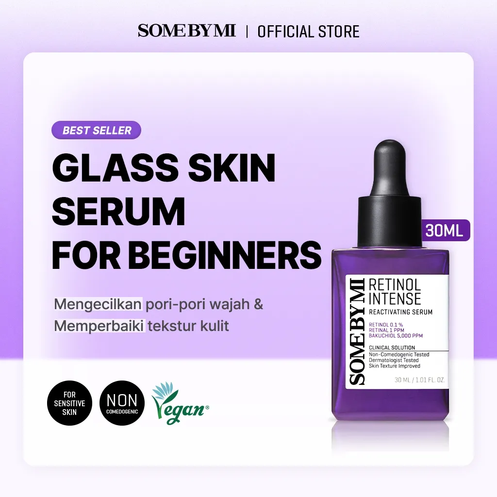 SOME BY MI Retinol Intense Reactivating Serum Essence 30ml / Glass skin / Skin texture / Post-acne marks