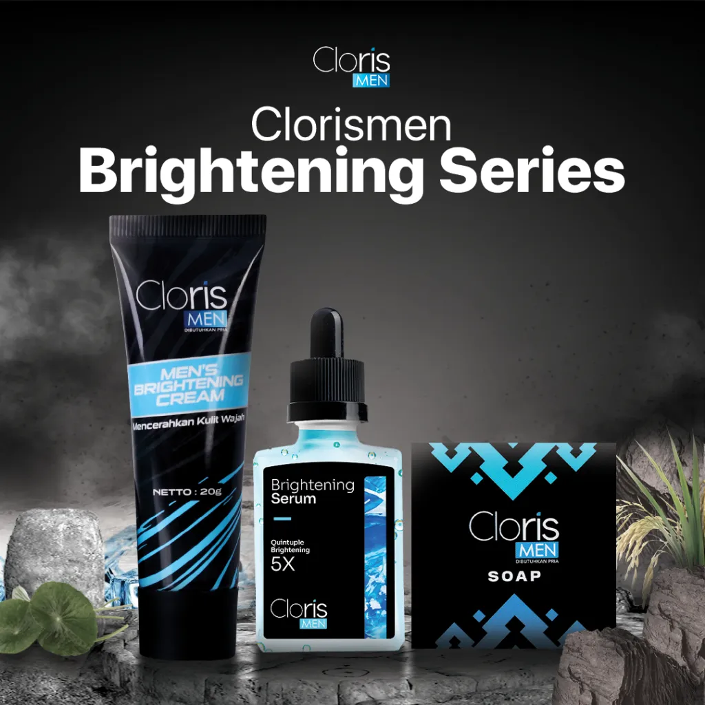 Clorismen Brightening Series - Paket Skincare Mencerahkan Wajah & Menghilangkan Bintik Gelap