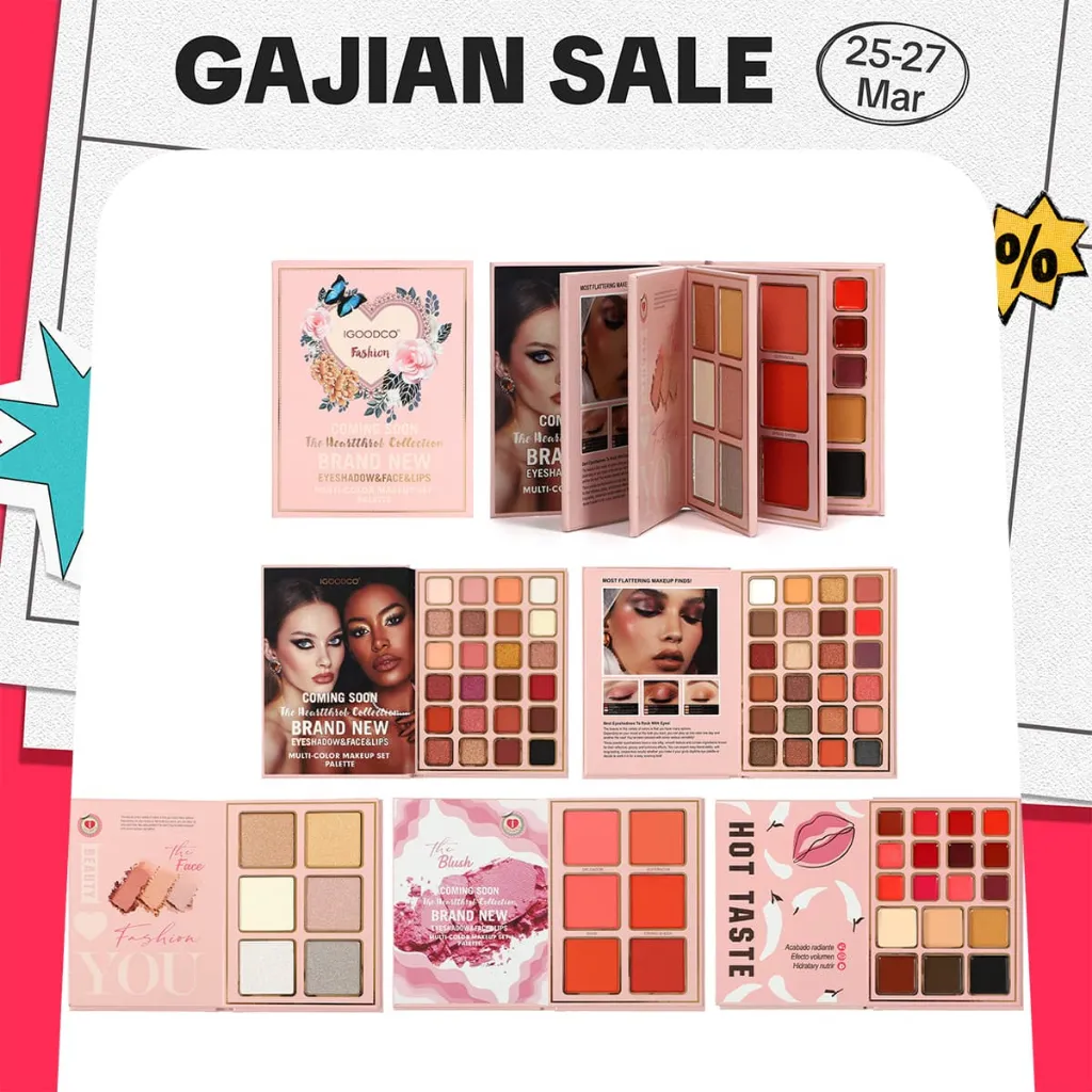 IGOODCO (IG3057) glitter powder sequins makeup palette stage makeup palette eye shadow waterproof