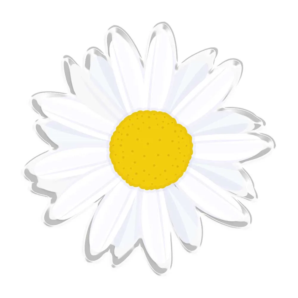 Popup Stand Acrylic Phone Holder Docking Smartphone Happy Daisy Acrylic Popup Stand