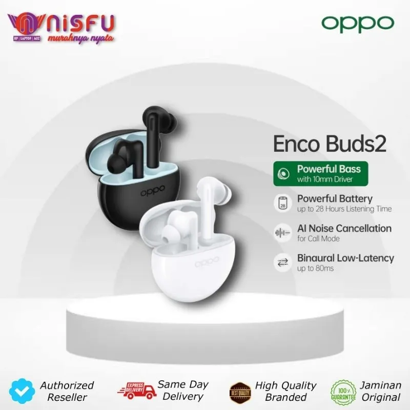 [ NISFU ] OPPO ENCO BUDS 3 PRO - Ai Noise Cancellation - Low Latency