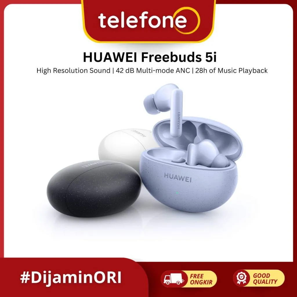HUAWEI FreeBuds 5i TWS | High Resolution Sound | 42 dB Multi-mode ANC | 28h of Music Playback