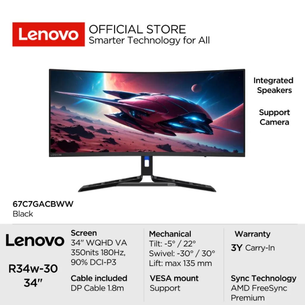 Monitor Lenovo R34w-30