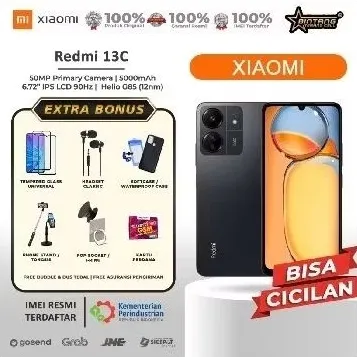 [flashsale] xiaomi redmi 13c NFC ram 8/256gb ram 6/128gb garansi resmi harga murah