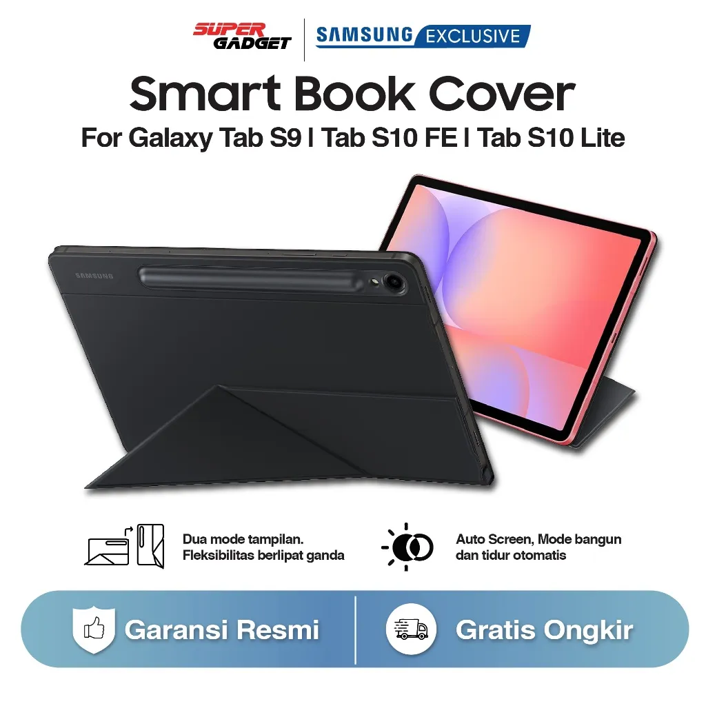 Smart Book Cover for Samsung Galaxy Tab S9 S10 Lite S10 FE