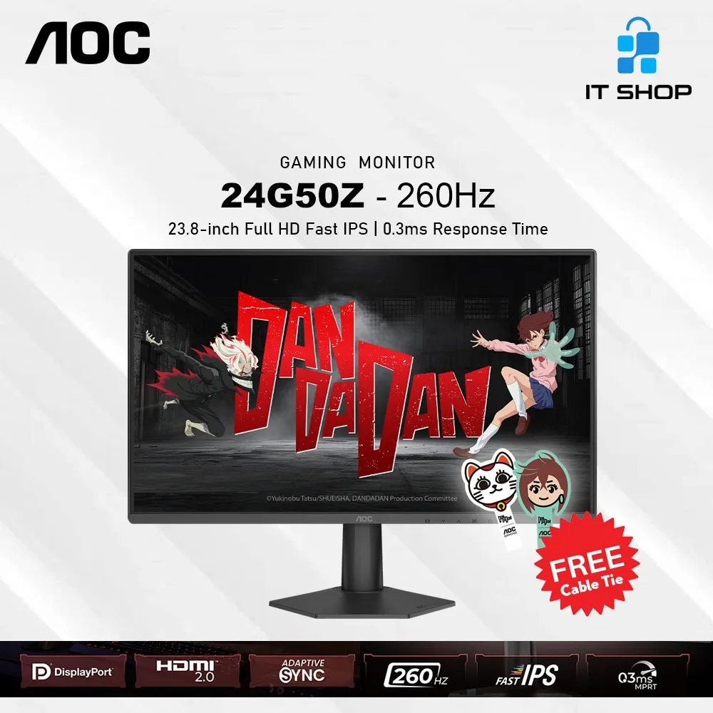 AOC 24G50Z 23.8 inch Full HD Gaming Monitor - 260Hz