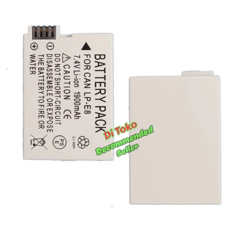 Canon Battery Kamera Lp E8 Baterai For Charger Lc e8c Batrai Eos 550D 600D Batrei Camera DSLR 650D Batere Kamera LcE8 Bateri Slr 700D Rebel T2i Batery Rebel T3i T4i Batray Rebel T5i Kiss X4 Baterei Kiss X5 X6 Rc Baterey Kiss X6i X7i Battre Lpe8